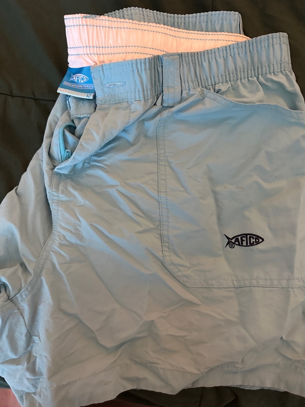 Aftco Women’s Blue Fishing Shorts